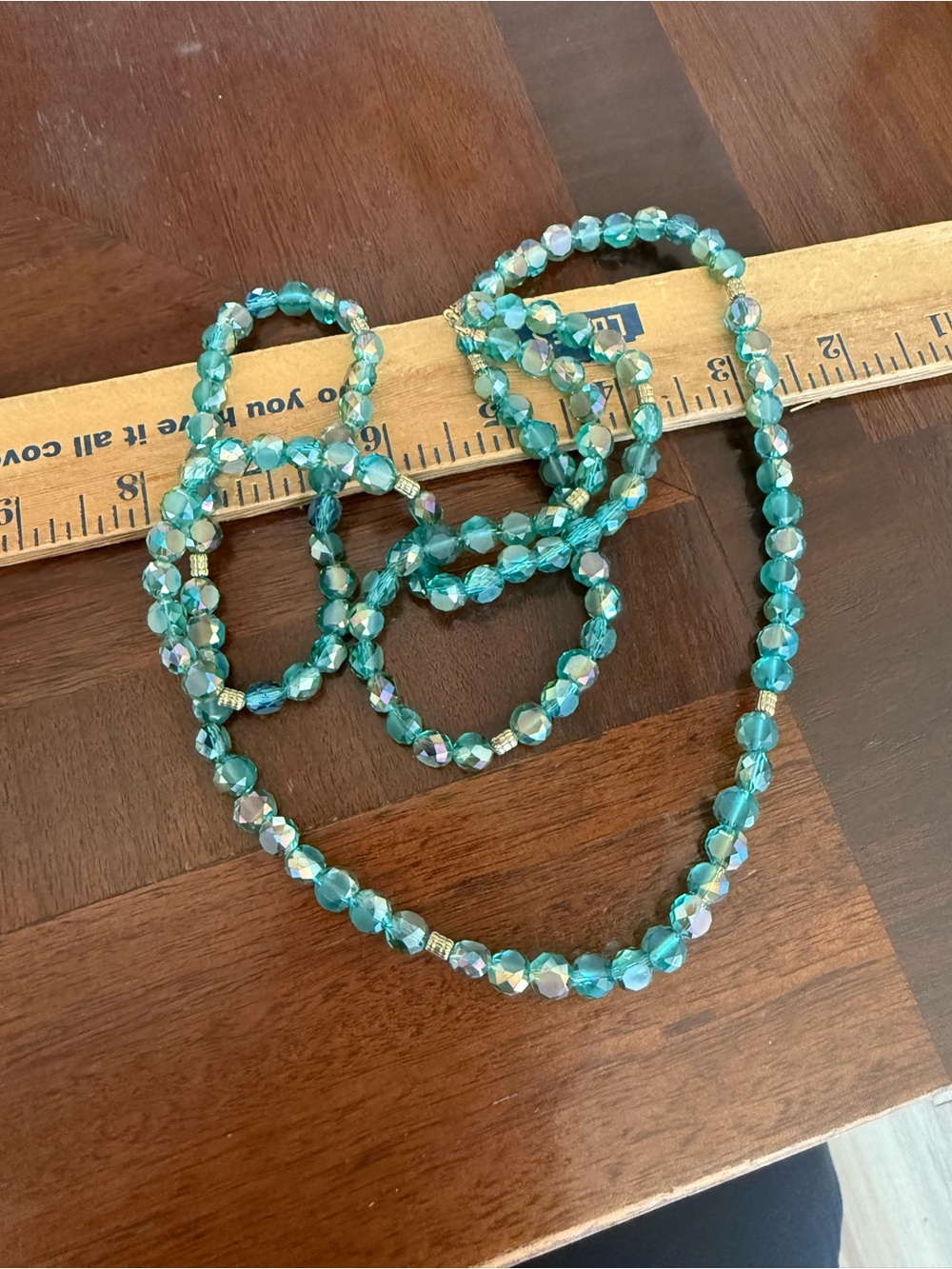 Vintage Glass Single Strand Necklace